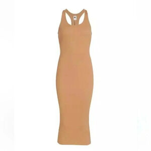 NWT NSF Coqui Ribbed Cotton Tank Midi Dress size Small